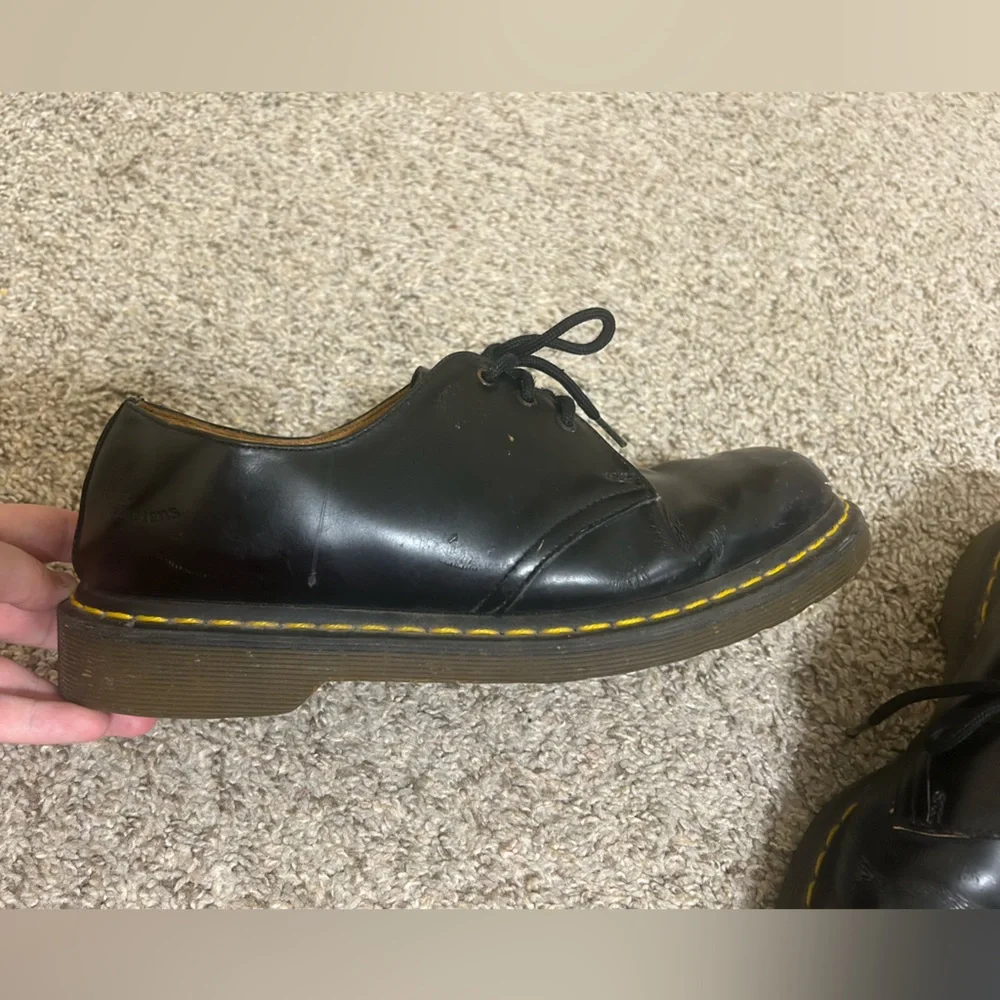 Dr. Martens 1461 Black Leather Smooth Oxford Lace Up Shoe Men's 10 Women's Sz 11